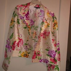 Transitions silk jacket